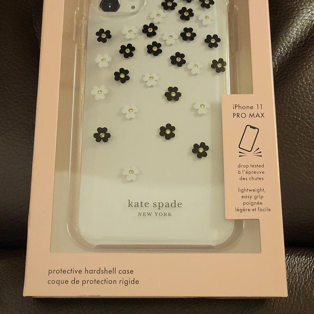Kate Spade clear protective hardshell case iPhone 11 Pro Max floral New In Box…